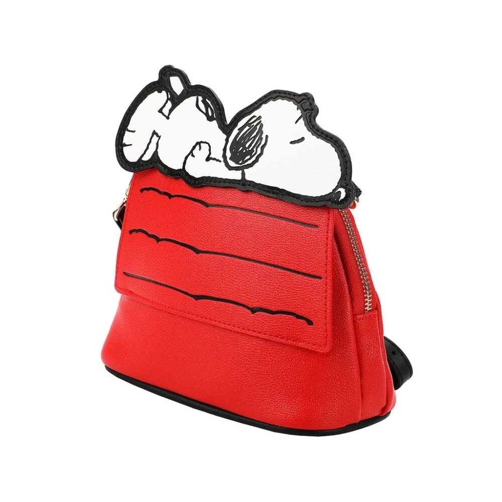 Peanuts Snoopy and Dog House Crossbody Bag with Card Wallet - Picture 6 of 14